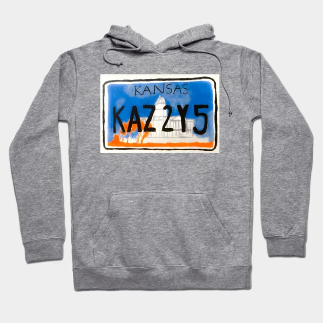 KAZ 2Y5 Licence Plate - SPN Hoodie by SOwenDesign